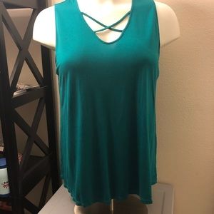 Old navy teal tank XXL